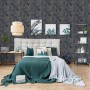 DUTCH WALLCOVERINGS Joelle-Tapete in Silber und Blau von DUTCH WALLCOVERINGS, Bemaltes Papier - Ref: Foro24-442583, Preis: 25...