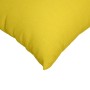 Cojines de sofá 2 pcs Amarillo Claro 60 x 60 cm tela