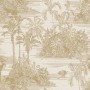 DUTCH WALLCOVERINGS Papel pintado Tropical beige y