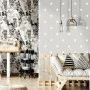 Noordwand Tapeten Friends&Coffee Little Stars dunkelgrau weiß von Noordwand, Bemaltes Papier - Ref: Foro24-444860, Preis: 31,...