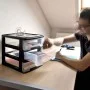 Curver Babel black and transparent desk drawer A4 3x5 L by Curver, Desk organizers - Ref: Foro24-443814, Price: 52,68 €, Disc...