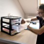 Curver Cajonera de sobremesa Babel negro y transparente A4 3x5 L de Curver, Organizadores de escritorio - Ref: Foro24-443814,...