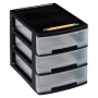 Curver Cajonera de sobremesa Babel negro y transparente A4 3x5 L de Curver, Organizadores de escritorio - Ref: Foro24-443814,...