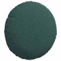 Cojines para asiento 2 pcs Verde oscuro Ø30 x 13 cm tela