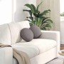 Cojines para asiento 2 pcs Taupé Ø30 x 13 cm tela en Cojines para sillas y sofás | Comprar online en Foro24