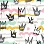 Noordwand Wallpaper Friends&Coffee Sith Graffity and Crowns by Noordwand, Painted paper - Ref: Foro24-444845, Price: 29,77 €,...