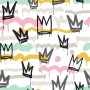 Noordwand Wallpaper Friends&Coffee Sith Graffity und Kronen von Noordwand, Bemaltes Papier - Ref: Foro24-444845, Preis: 26,08...