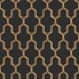 DUTCH WALLCOVERINGS Black and Gold Geometric Wallpaper by DUTCH WALLCOVERINGS, Painted paper - Ref: Foro24-442591, Price: 30,...