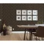 DUTCH WALLCOVERINGS Black and Gold Geometric Wallpaper by DUTCH WALLCOVERINGS, Painted paper - Ref: Foro24-442591, Price: 30,...
