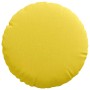 Cojines para asiento 2 pcs Amarillo Claro Ø30 x 13 cm tela