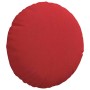 Cojines para asiento 2 pcs Rojo Ø30 x 13 cm tela