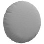 Cojines para asiento 2 pcs Gris Nube Ø30 x 13 cm tela