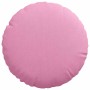 Cojines para asiento 2 pcs Rosa Ø30 x 13 cm tela