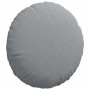 Cojines para asiento 2 pcs Gris Claro Ø40 x 13 cm tela