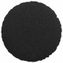 Cojines para asiento 2 pcs Negro Ø40 x 13 cm tela