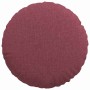 Cojines para asiento 2 pcs Rojo vino Ø40 x 13 cm tela