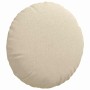 Cojines para asiento 2 pcs Crema Ø40 x 13 cm tela