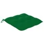 Garden chairs 4 units solid teak wood with green cushions by vidaXL, Garden chairs - Ref: Foro24-3073024, Price: 583,50 €, Di...
