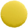 Cojines para asiento 2 pcs Amarillo Claro Ø40 x 13 cm tela