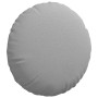 Cojines para asiento 2 pcs Gris Nube Ø40 x 13 cm tela