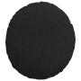 Cojines para asiento 2 pcs Negro Ø50 x 19 cm tela