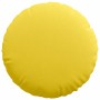 Cojines para asiento 2 pcs Amarillo Claro Ø50 x 19 cm tela