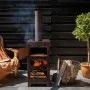 Esschert Design Terrace stove with rust-colored pizza oven by Esschert Design, Chimneys - Ref: Foro24-444905, Price: 247,41 €...