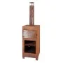 Esschert Design Terrace stove with rust-colored pizza oven by Esschert Design, Chimneys - Ref: Foro24-444905, Price: 247,41 €...