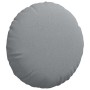 Cojines para asiento 2 pcs Gris Claro Ø60 x 21 cm tela