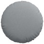 Cojines para asiento 2 pcs Gris Claro Ø60 x 21 cm tela
