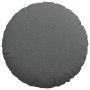 Cojines para asiento 2 pcs Gris oscuro Ø60 x 21 cm tela