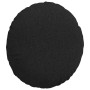 Cojines para asiento 2 pcs Negro Ø60 x 21 cm tela