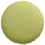 Cojines para asiento 2 pcs Verde claro Ø60 x 21 cm tela