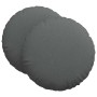 Cojines para asiento 2 pcs Gris oscuro Ø80 x 29 cm tela