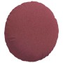 Cojines para asiento 2 pcs Rojo vino Ø80 x 29 cm tela