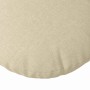 Cojines para asiento 2 pcs Crema Ø80 x 29 cm tela