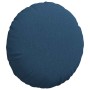Cojines para asiento 2 pcs Azul Ø80 x 29 cm tela