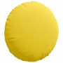 Cojines para asiento 2 pcs Amarillo Claro Ø80 x 29 cm tela