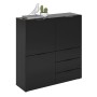 FMD Kommode mit 3 Türen und 3 Schubladen schwarz von FMD, Schubladen - Ref: Foro24-443703, Preis: 279,41 €, Rabatt: %
