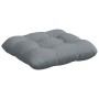 Cojines para asiento 4 pcs Gris Claro 40 x 40 x 12 cm tela