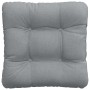 Cojines para asiento 4 pcs Gris Claro 40 x 40 x 12 cm tela