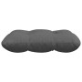 Cojines para asiento 4 pcs Gris oscuro 40 x 40 x 12 cm tela