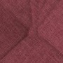 Cojines para asiento 4 pcs Rojo vino 40 x 40 x 12 cm tela