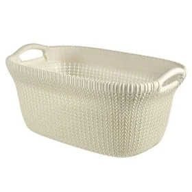 Curver Knit Wäschekorb 40L cremeweiß von Curver, Wäschekörbe - Ref: Foro24-443841, Preis: 34,01 €, Rabatt: %