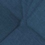 Cojines para asiento 4 pcs Azul 40 x 40 x 12 cm tela