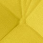 Cojines para asiento 4 pcs Amarillo Claro 40 x 40 x 12 cm tela