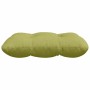Cojines para asiento 4 pcs Verde claro 40 x 40 x 12 cm tela