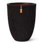 Capi Jarrón elegante Groove negro 46x58 cm de Capi, Maceteros y jardineras - Ref: Foro24-445497, Precio: 141,21 €, Descuento: %