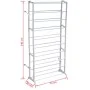 10 Tier Shoe Rack/Shelf by vidaXL, Shoe racks and shoe organizers - Ref: Foro24-60717, Price: 26,05 €, Discount: %