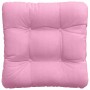 Cojines para asiento 4 pcs Rosa 40 x 40 x 12 cm tela